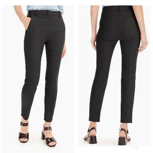 J. Crew Black High-Rise Cameron Trousers